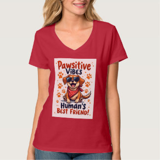 Camiseta Amigo Fiel del Hombre Perro Adorable