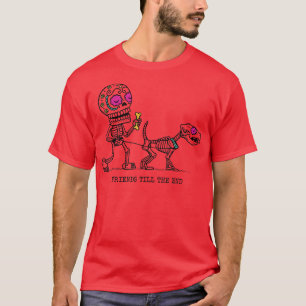 Camiseta Amigo Hasta Que El Perro De Esqueleto Termine Cami