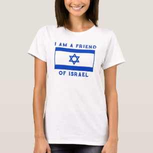 Camiseta Amigo israelí de la bandera pro-Israel