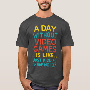Camiseta Amigo Jugador Divertido ee Hombres Boyseens Videoj