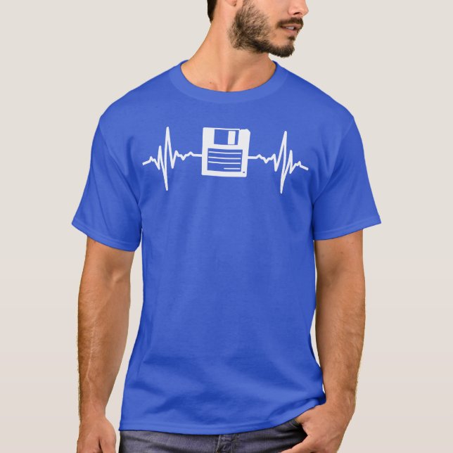 Camiseta Amigo Latido de Corazón de Disco Flexible (Anverso)