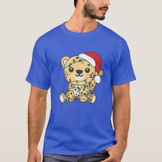 Camiseta Amigo Leopardo Navidad Animales Invernales Leopard