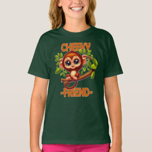 Camiseta Amigo malhumorado cute mono bebé en personalizado 