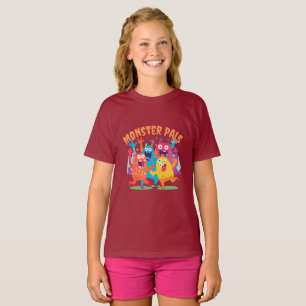 Camiseta ¡Amigo monstruo! ¡bebé e hijos
