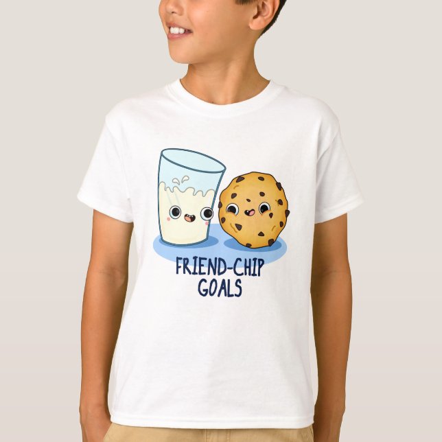 Camiseta Amigo-Objetivos de Chip Gracioso Chip Pun (Anverso)
