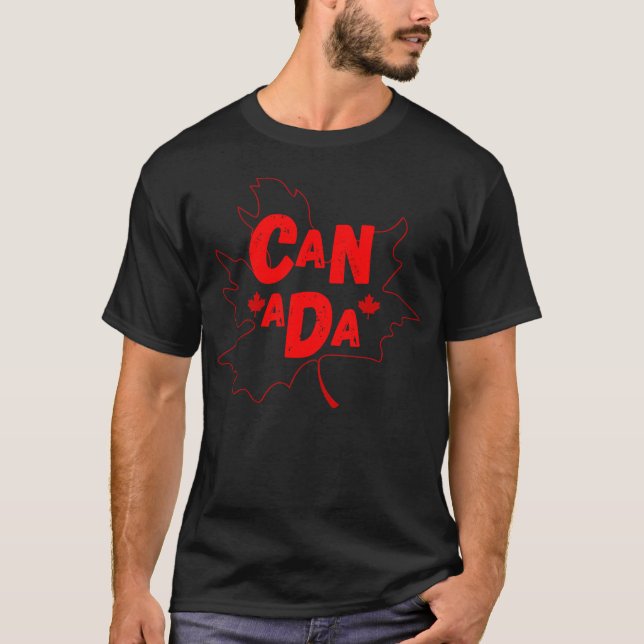 Camiseta Amigo orgulloso canadiense (Anverso)
