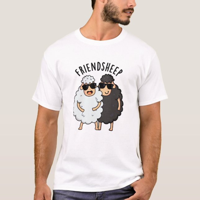 Camiseta Amigo-oveja Funny Sheep Pun (Anverso)