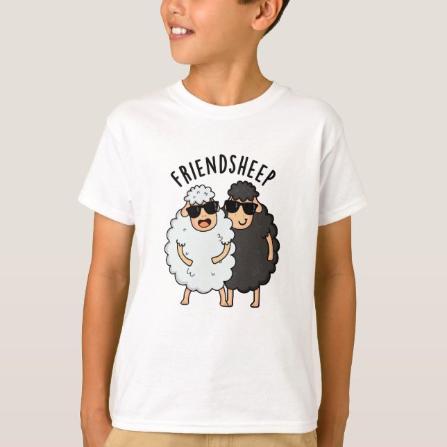 Camiseta Amigo-oveja Funny Sheep Pun (Anverso)