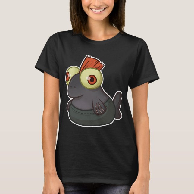 Camiseta Amigo Pequeño Salmón (Anverso)