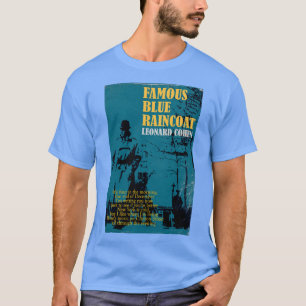 Camiseta Amigo retro de Leonard Cohen Famous Blue Raincoat