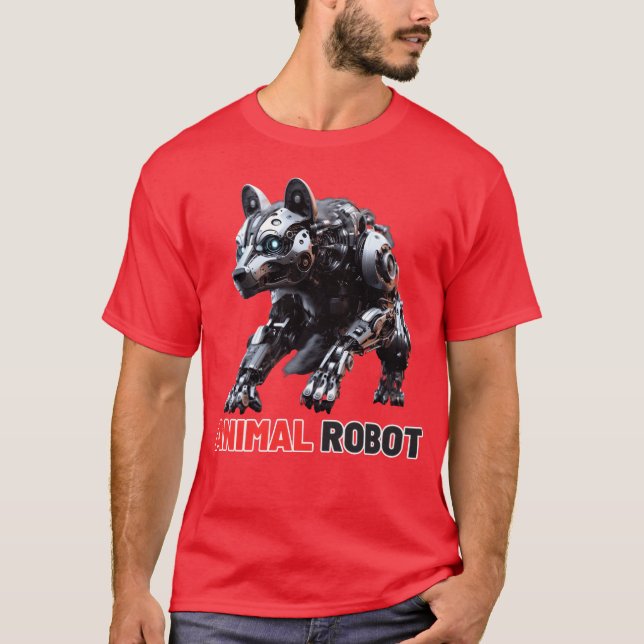 Camiseta Amigo Robot Animal (Anverso)
