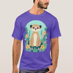 Camiseta amigo suricato de anime lindo