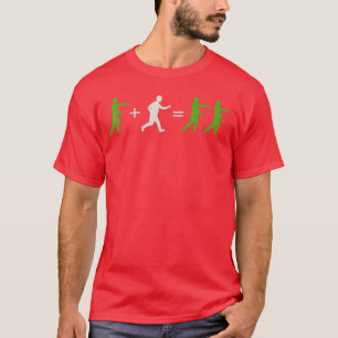 Camiseta Amigo Zombie Halloween Matemáticas Horror Hombres 