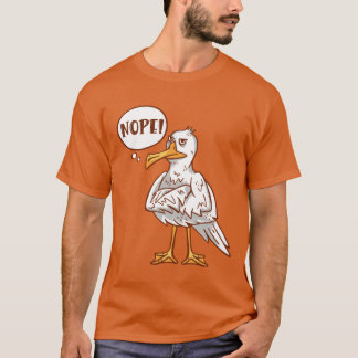 Camiseta Amigos amantes de las aves marinas NOPE Seagull