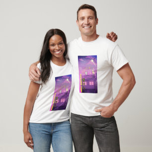 Camiseta Amigos amigos del retrato de gatos de Mikitiez nek
