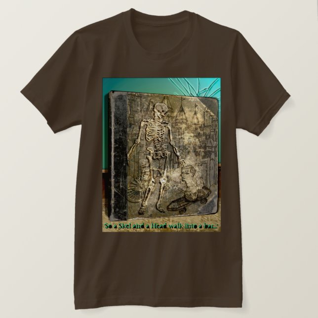 Camiseta Amigos aterradores (Anverso del diseño)