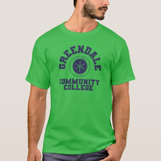 Camiseta amigos azules de la universidad comunitaria de gre