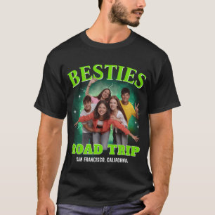 Camiseta Amigos Bootleg Rap Mejores Amigas Viaje Personaliz