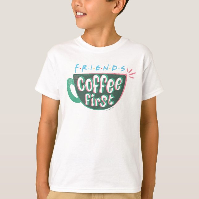 Camiseta AMIGOS™ | Café primero (Anverso)