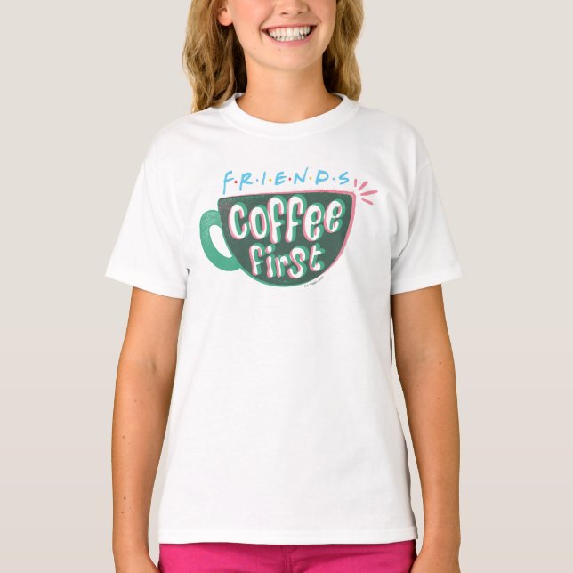Camiseta AMIGOS™ | Café primero (Anverso)