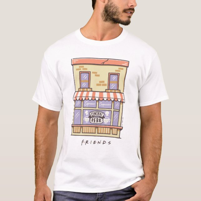 Camiseta AMIGOS™ | Cafetería Central Personalizado Perk (Anverso)