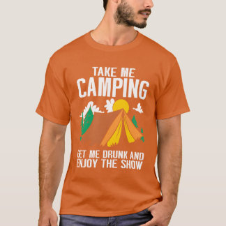 Camiseta Amigos campistas de fogata de camping