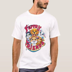 Camiseta Amigos caprichosos de la música furry: Compañeros 