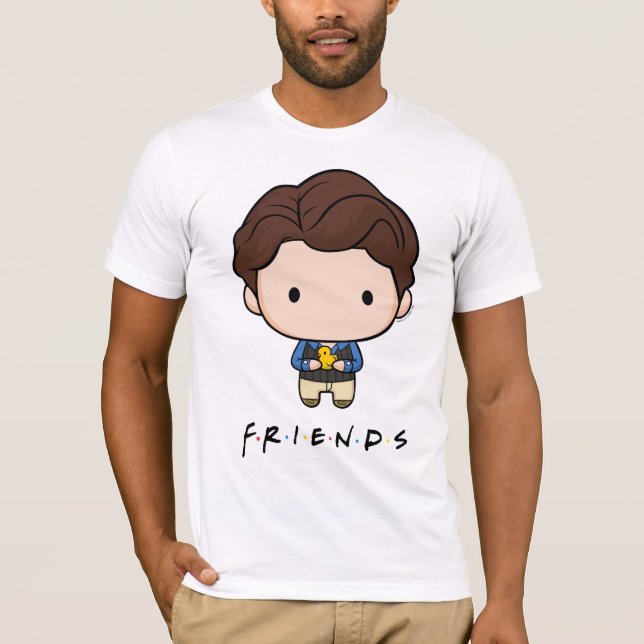 Camiseta AMIGOS™ | Chandler Chibi (Anverso)