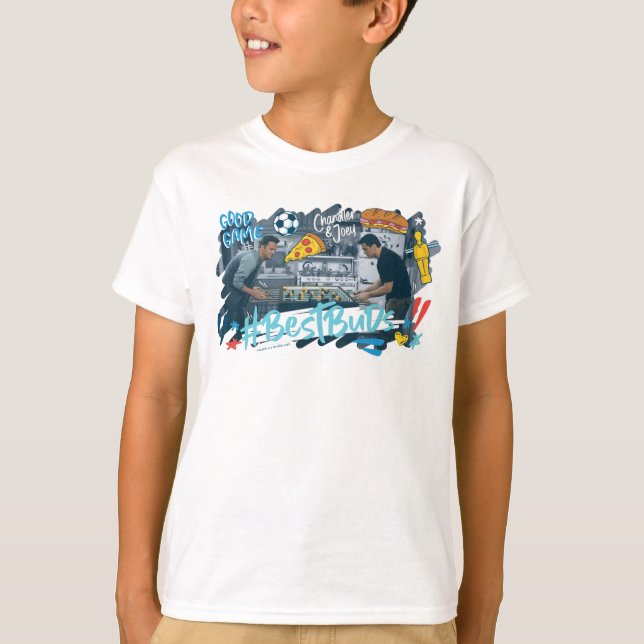 Camiseta AMIGOS™ | Chandler & Joey - Mejores Buds (Anverso)