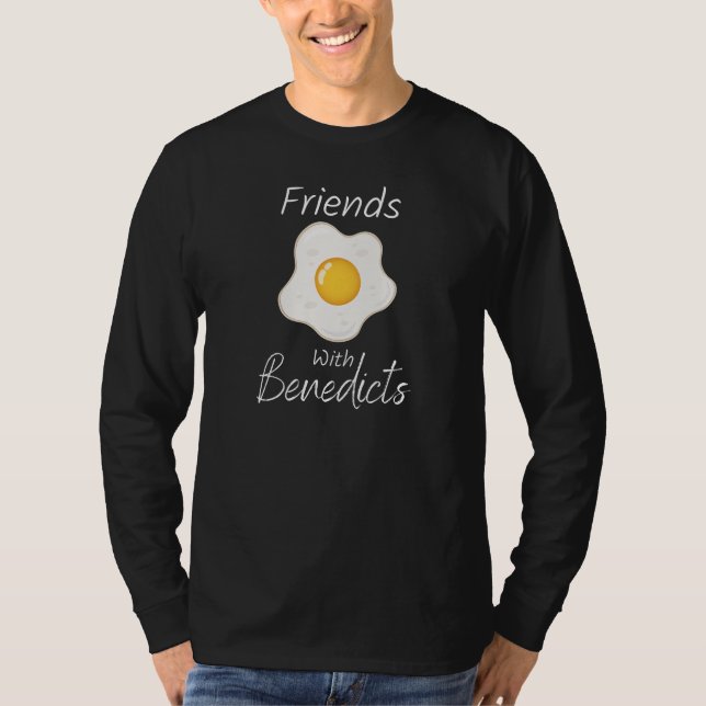 Camiseta Amigos Con Benedictos Huevos Graciosos Benedict Pu (Anverso)