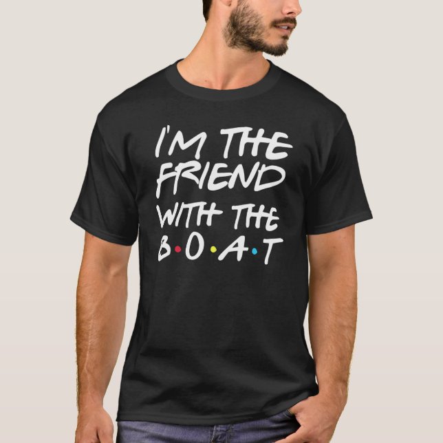 Camiseta Amigos Con Bote Capitán (Anverso)