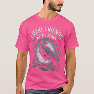 Camiseta Amigos con cuervos animales góticos pájaros divert