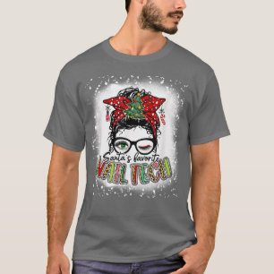 Camiseta Amigos con sangre y amigos favoritos Nail Tech Mes