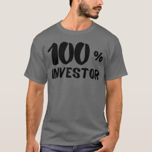 Camiseta amigos cotizados al 100 por ciento por inversores