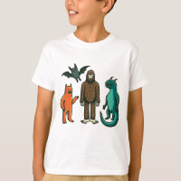 Amigos Cripticos: Pie Grande, Chupacabra, Nessie,