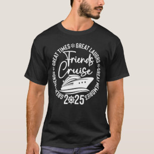 Camiseta amigos cruise 2025 viaje de vacaciones viajes de c