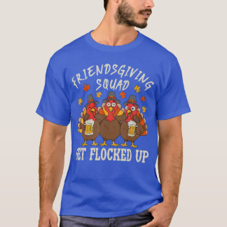 Camiseta Amigos de Acción de Gracias Squadurkeyhanksgiving