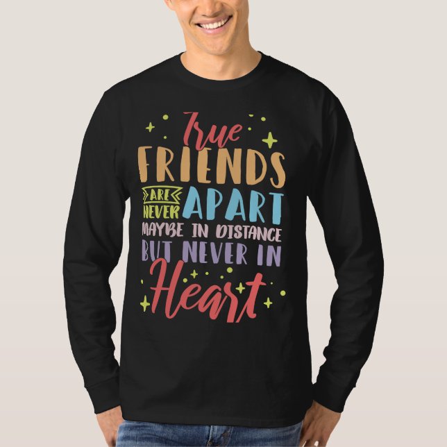 Camiseta Amigos de amistad a larga distancia que se mudan 7 (Anverso)