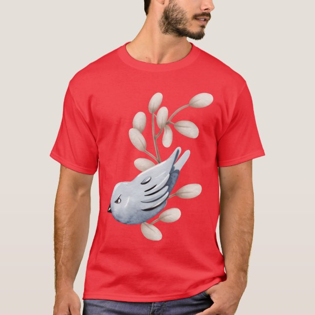 Camiseta Amigos de Angry Blue Bird (Anverso)
