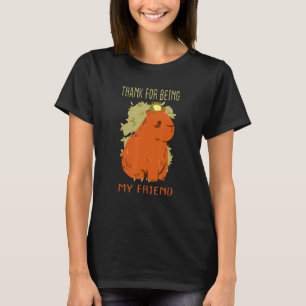 Camiseta Amigos De Animales De Rana Y Capibara Gracias Por 