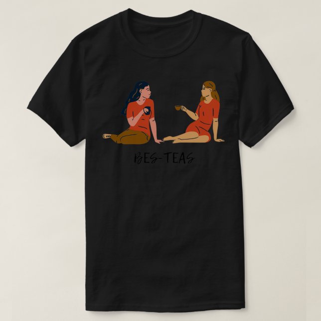 Camiseta amigos de besteas (Diseño del anverso)