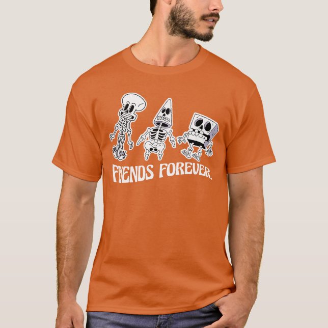 Camiseta Amigos de Bob Esponja para siempre Capullo de esqu (Anverso)