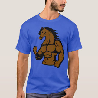Camiseta amigos de caballos fuertes