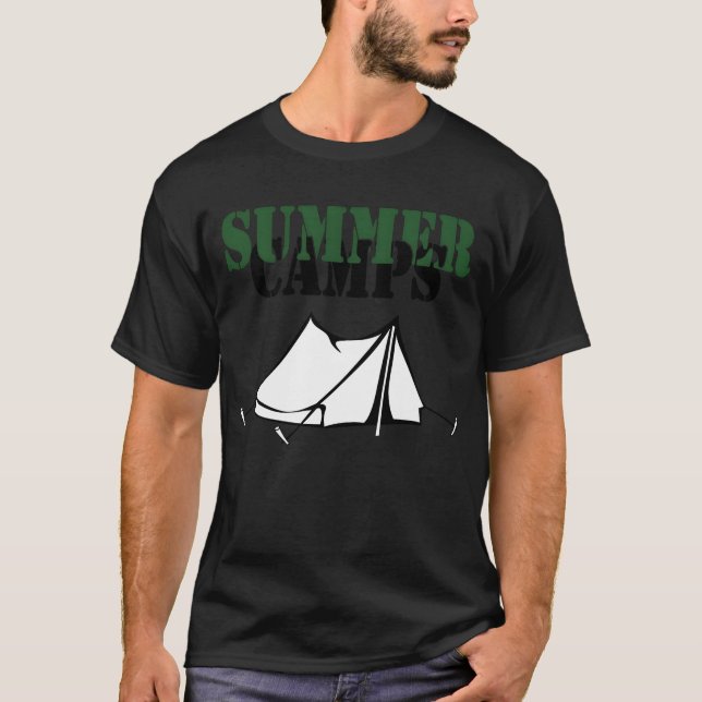 Camiseta amigos de campamentos de verano (Anverso)