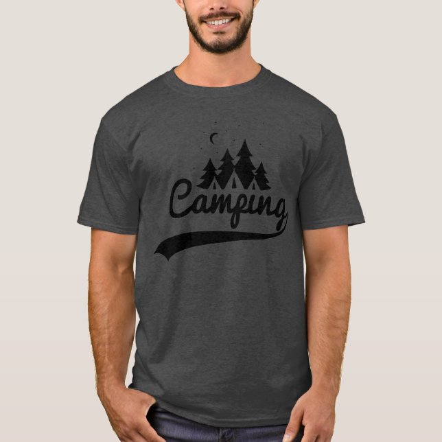 Camiseta amigos de camping de lujo (Anverso)