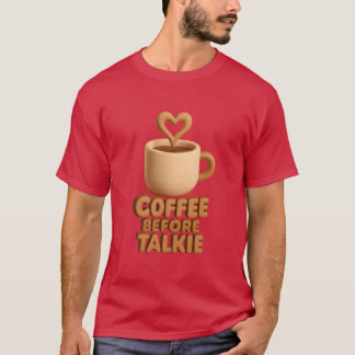 Camiseta Amigos de Coffee Beforealkie Heart Cup