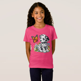 Camiseta Amigos de Cute Dalmatian/Butterfly