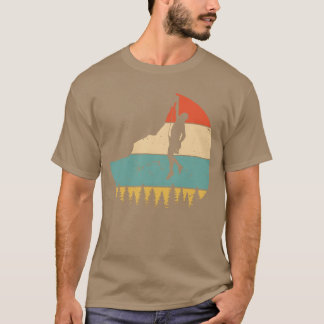 Camiseta amigos de escalada en roca vintage
