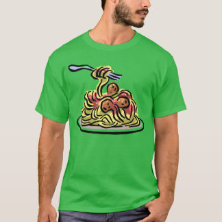Camiseta amigos de espaguetis