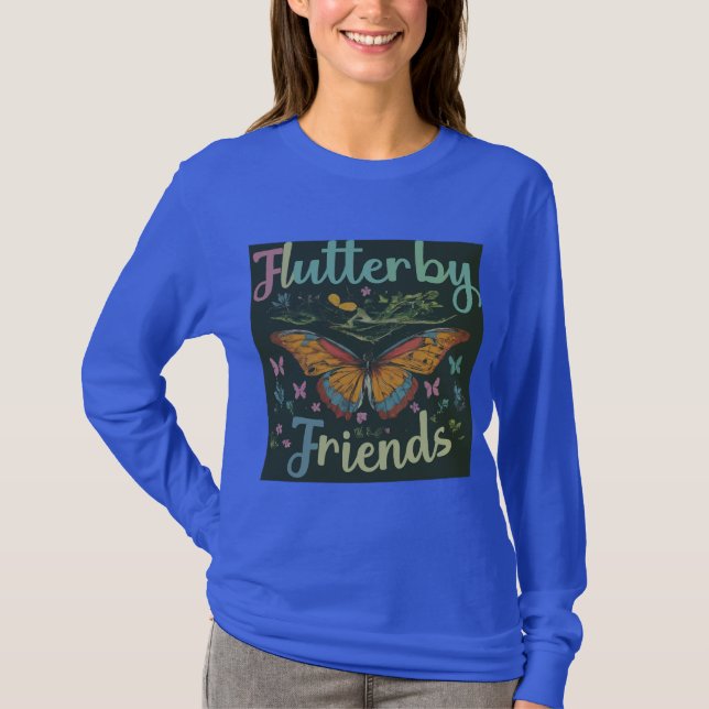 Camiseta Amigos de Flutterby (Anverso)